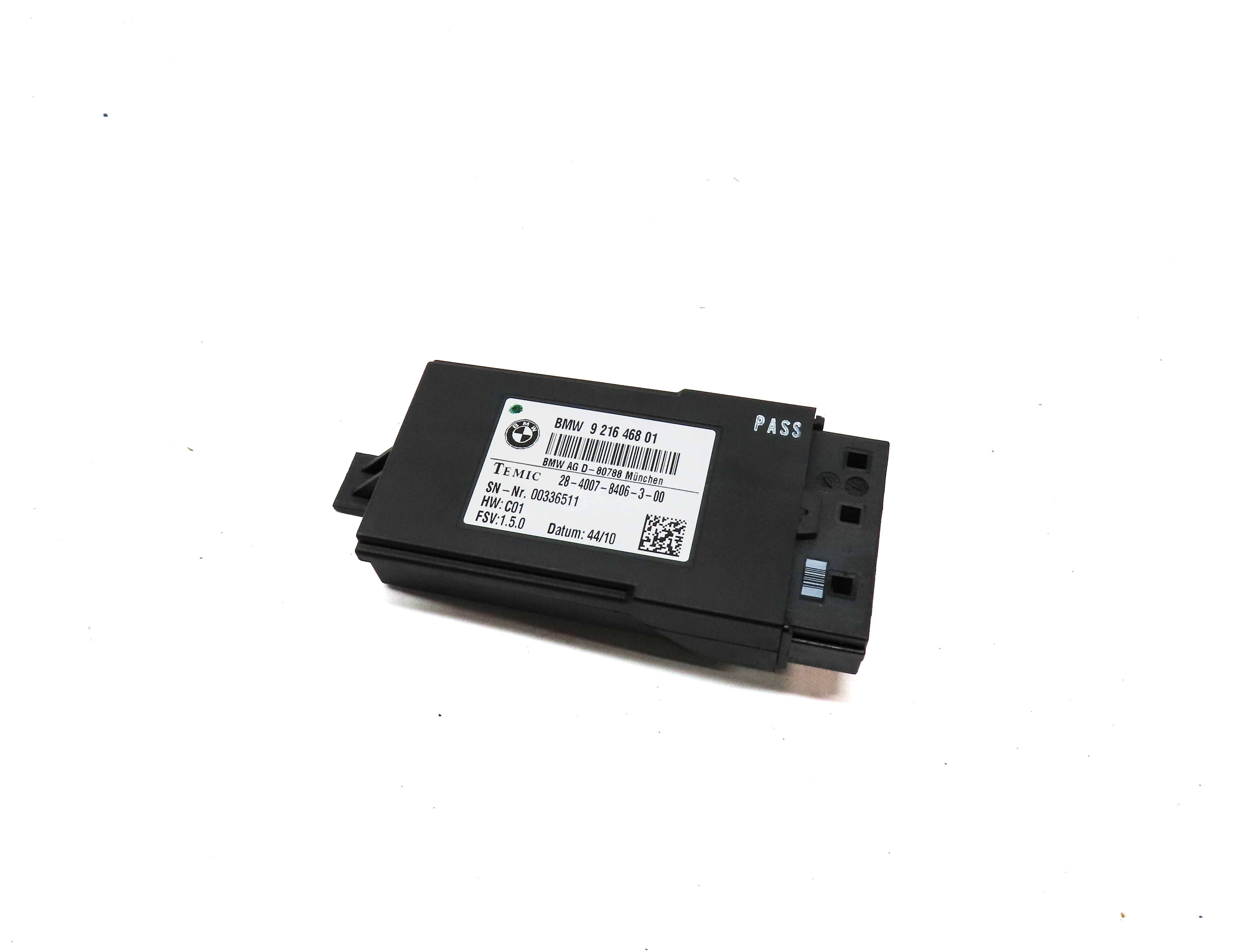 10-19 328i 330i 335i 530i 535i 550i 740i 750i 760i REAR HEATED SEAT MODULE — exact item pictured